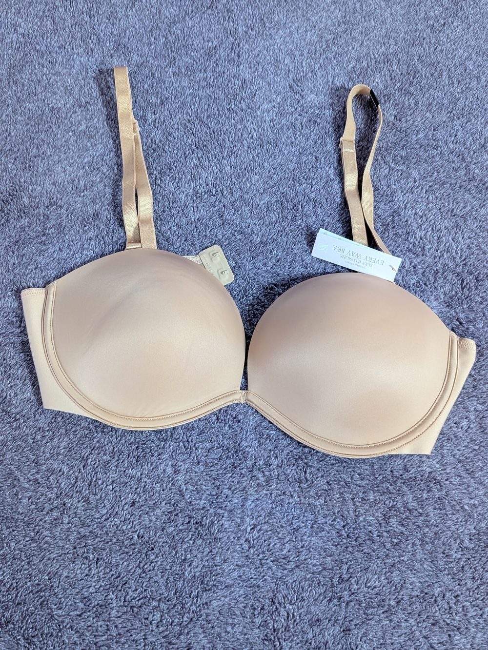 Victoria's Secret Nude Convertible Strapless T-Shirt Bra - Picture 4 of 7
